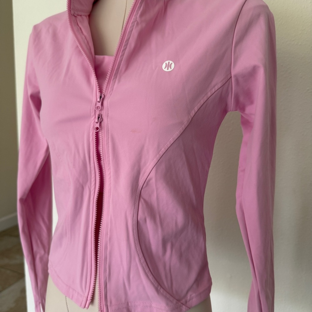 Astoria ~ LUXE BALANCE Zip Up Jacket - Candy Pink (M) - Picture 13 of 16